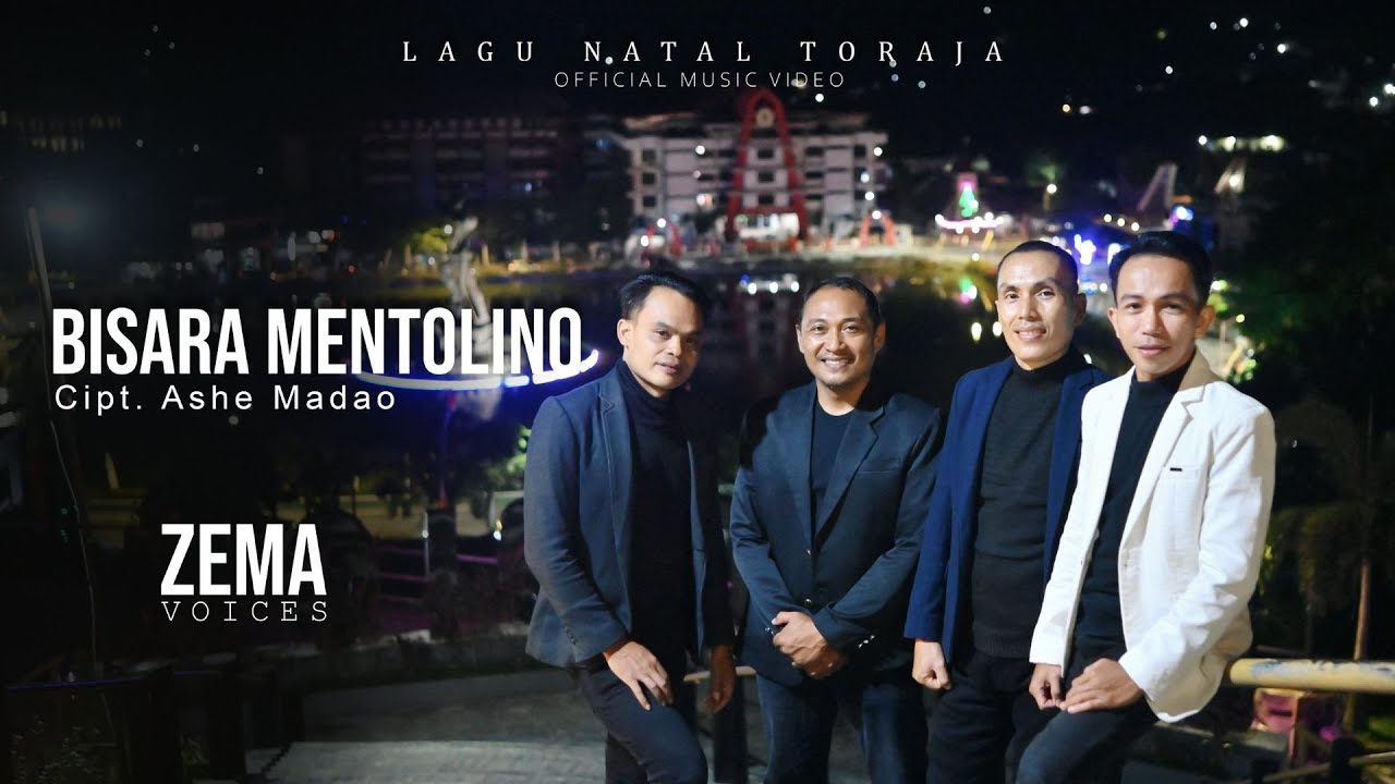 Bisara Mentolino_ZEMA Voices🎄Cipt.Ashe Madao🎄Lagu Natal Toraja Terbaru🎄Official Music Video🎄