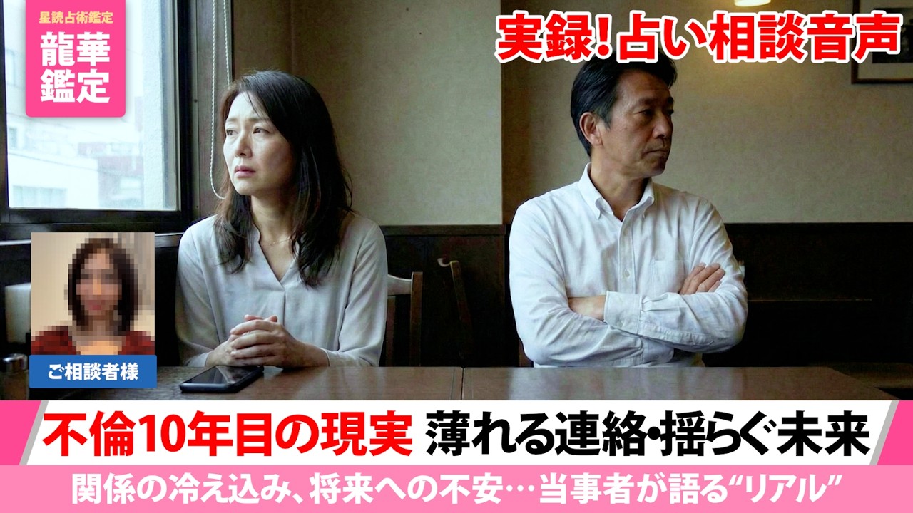 【実録！占い相談音声】不倫10年目の現実「彼にはほんとに救われた部分があって…」当事者が語る“リアル”