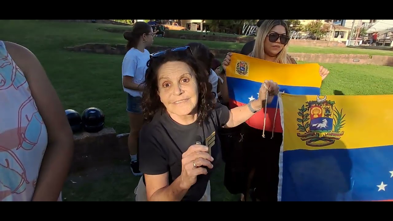 Venezolanos, de festejo en Carlos Paz.