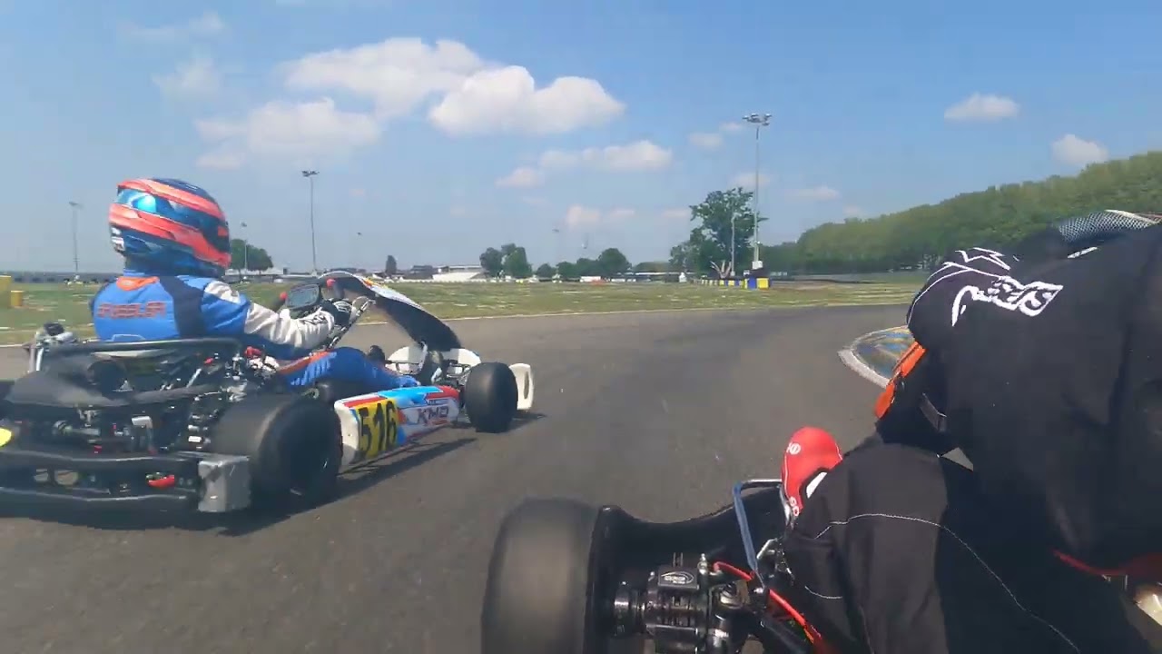 Cik le Mans kz 125 crg  1er roulage. AG