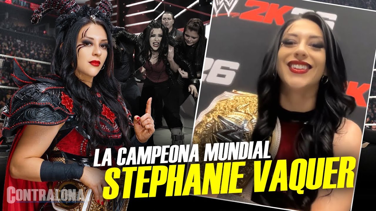 "RAQUEL NO ME GANA, TIENE QUE APRENDER A PERDER" -Stephanie Vaquer | Lesión, WWE 2K26, Royal Rumble