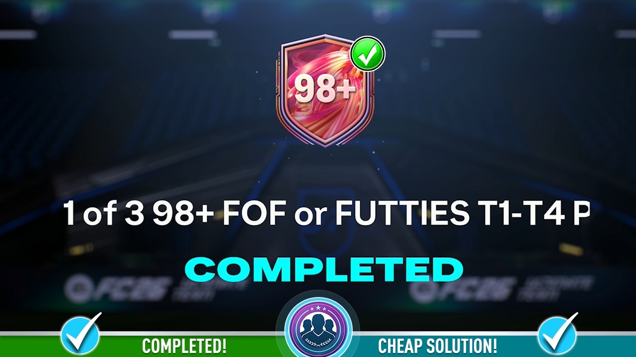 Открываю выбор игрока 1 из 3 (98+ FOF или FUTTIES T1-T4) &mdash; Дешевое решение и советы по SBC &mdash; FC 26