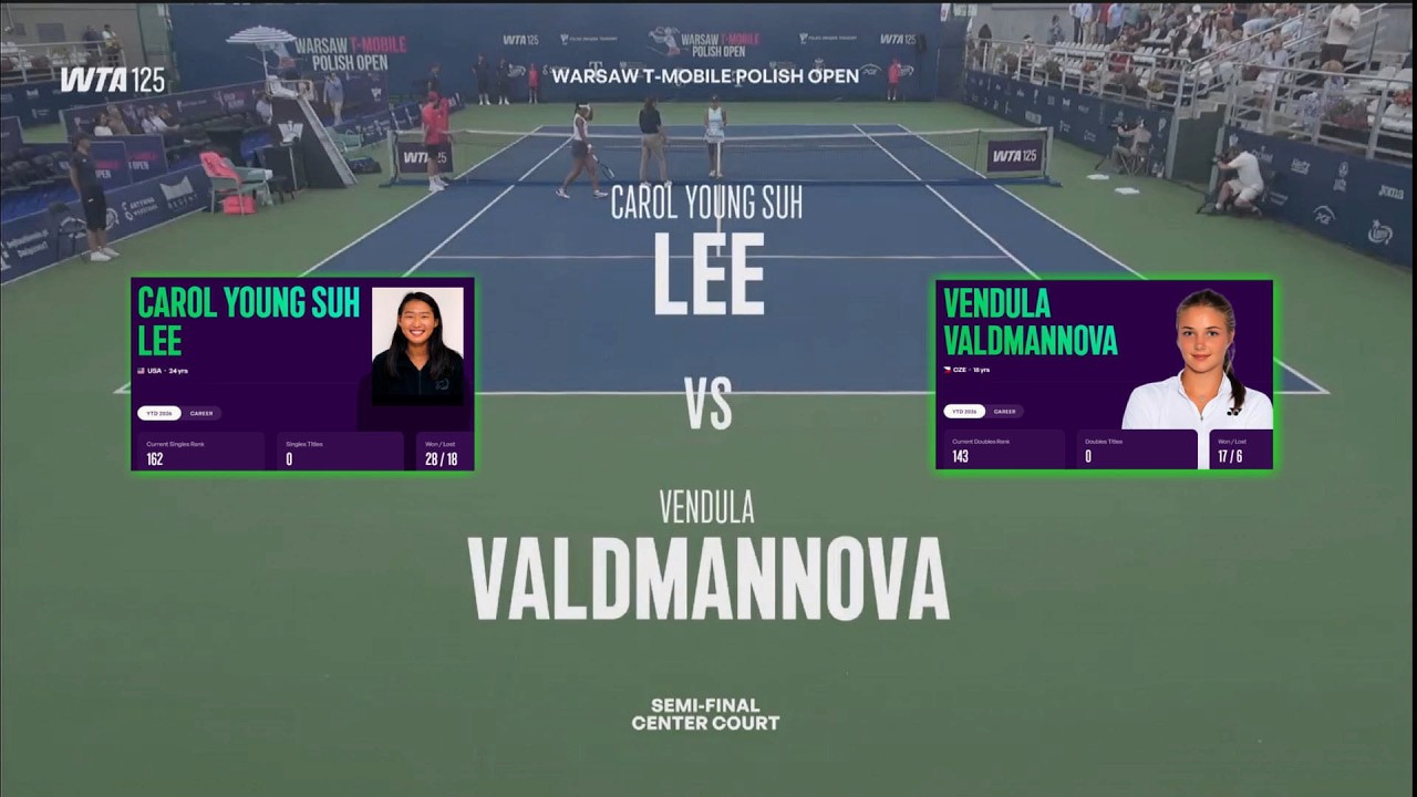 Carol Young Suh Lee (USA) vs Vendula Valdmannova (CZE) 18y  - Game, Set, Match