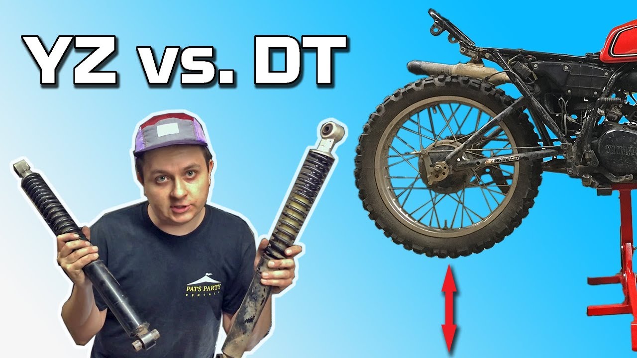 Подвеска Yamaha DT175 Taller (замена амортизатора YZ) [ЧАСТЬ 1]