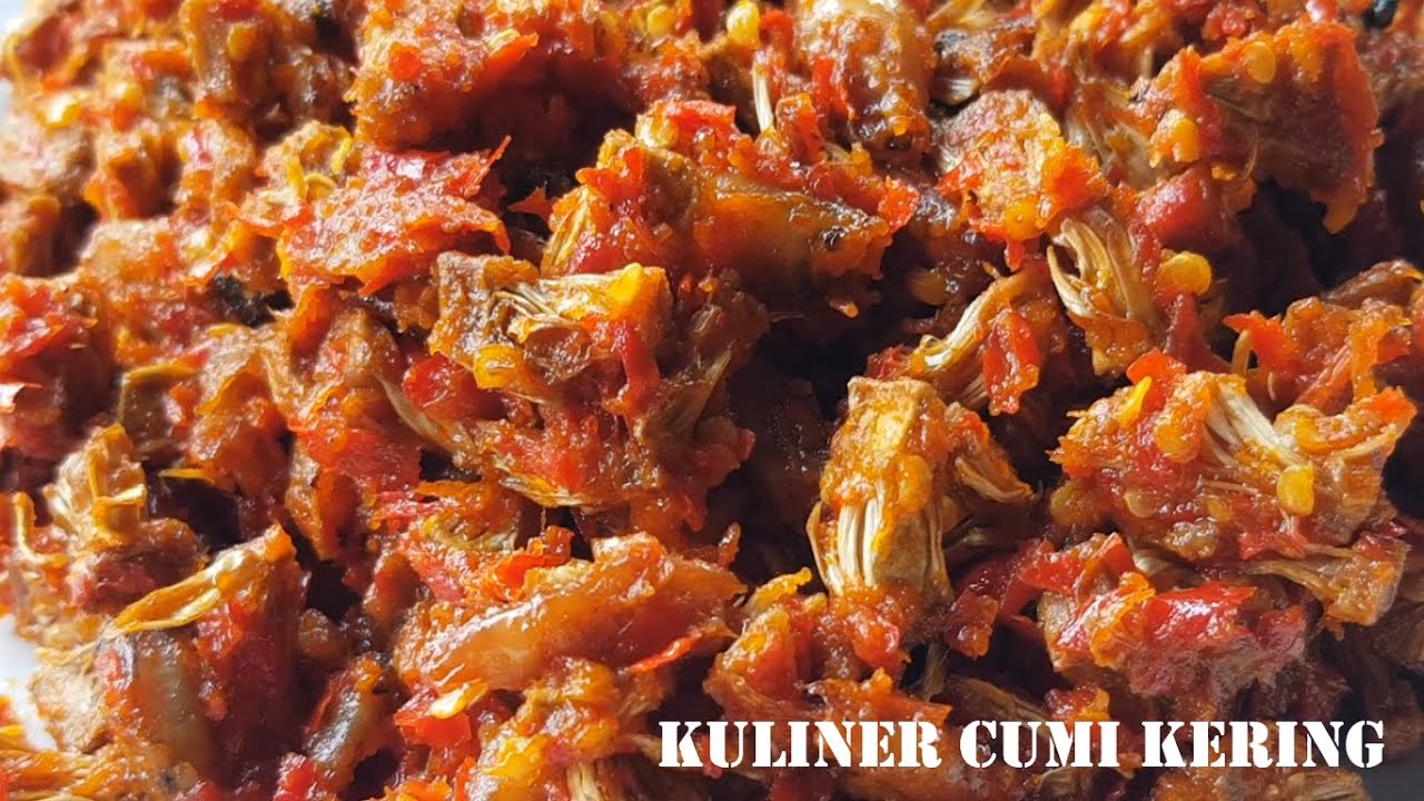 Resep BARU CUMI KERING Nangka Muda BALADO MEMBUAT BOROS NASI