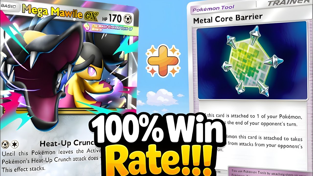 WTF !! New MEGA MAWILE +19 trainers is UNDEFEATABLE ! Ban this card