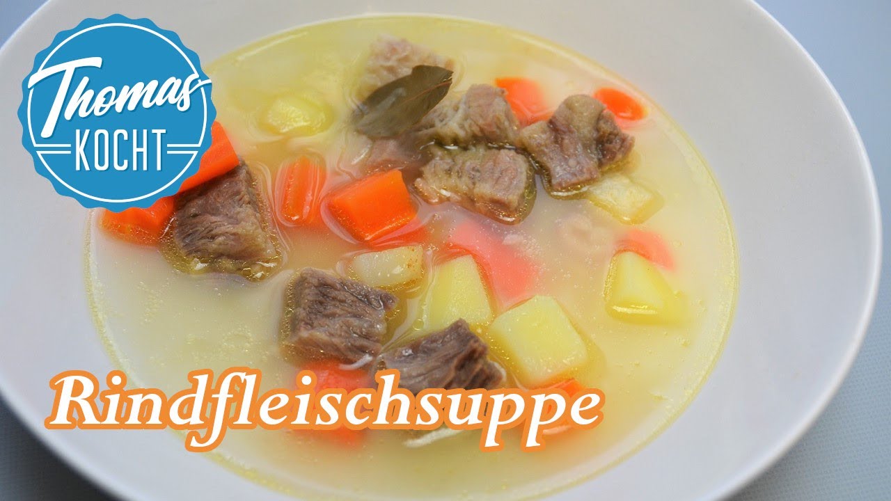 Rindfleischsuppe selber machen / Br&uuml;he aus K&uuml;chenresten kochen / Thomas kocht