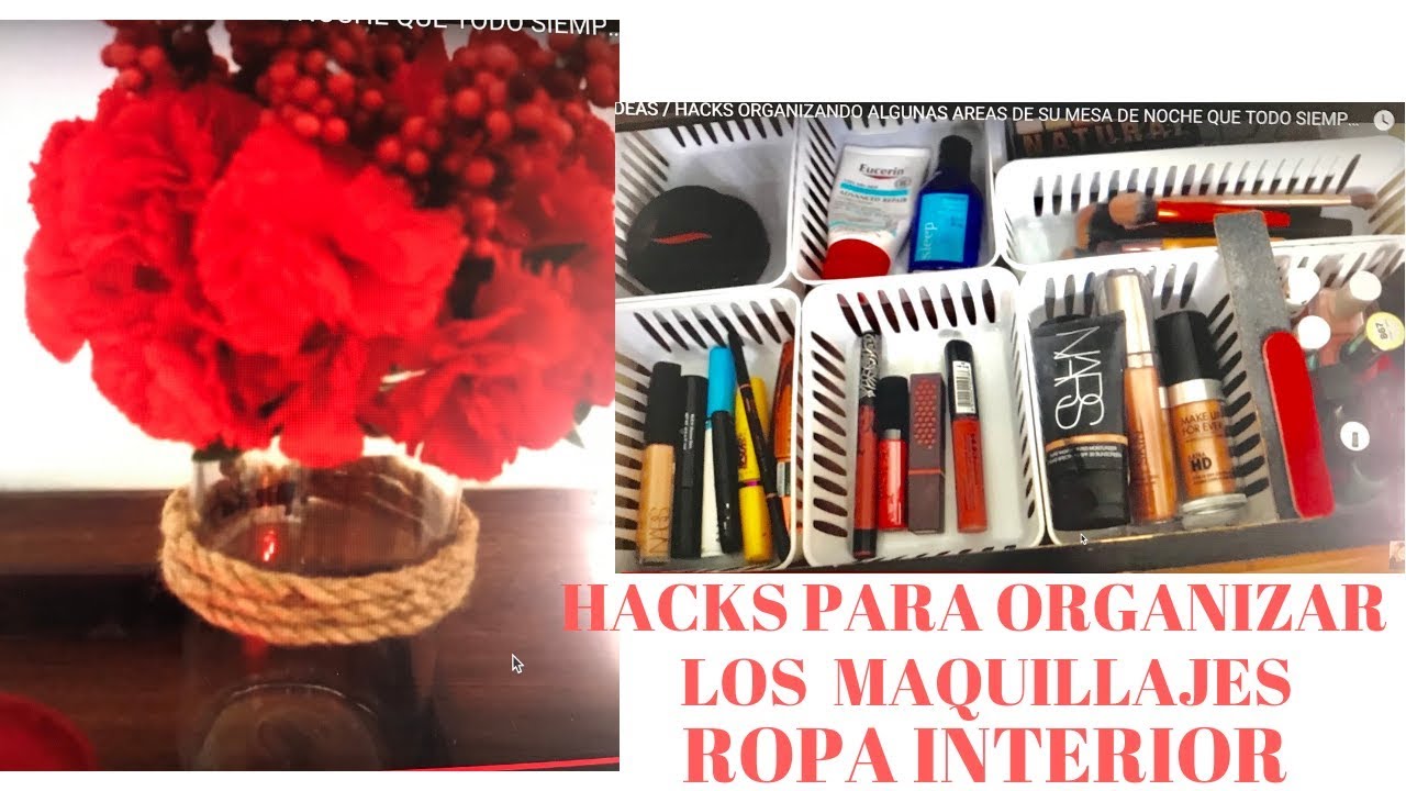 IDEAS / HACKS  ORGANIZANDO ALGUNAS AREAS DE SU MESA DE NOCHE QUE TODO SIEMPRE TENGA SU ORDEN