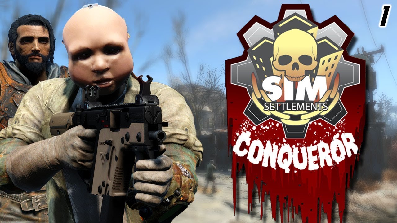 Моды Fallout 4: Sim Settlements Conqueror | Часть 1 — Начало работы!
