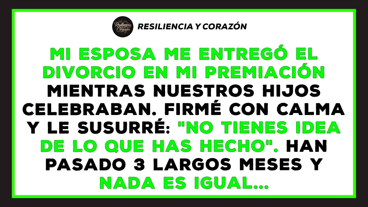 Creyó que dejarme en público era poder; el tiempo le mostró cómo luce el poder real.