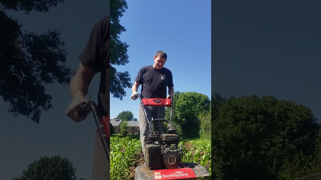 Garden 2025 May 18 19 tilling and weeding part 1 #garden #plant #marines