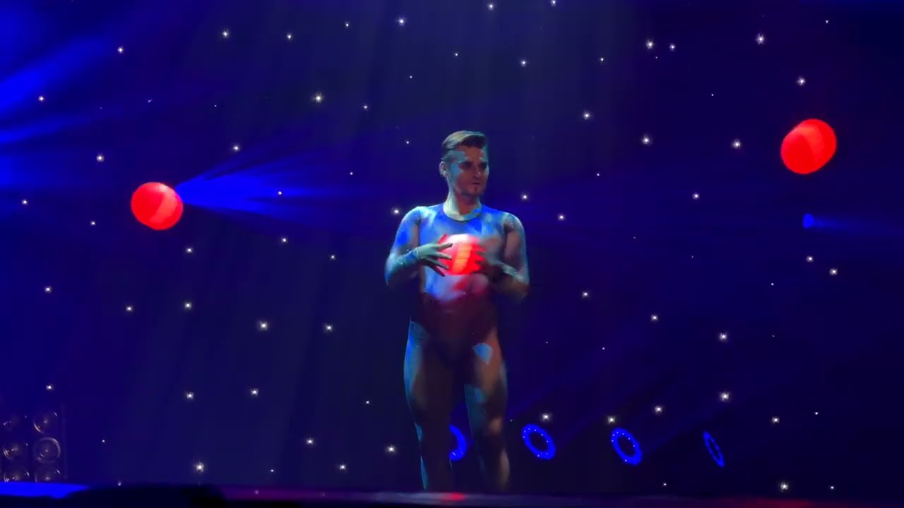 Internationales OVAG Varieté - Victor Moiseev (Tschechien) Balance Akrobatik