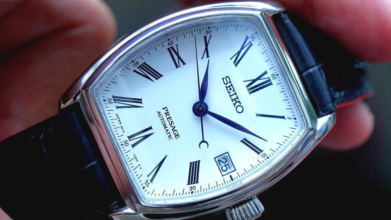 [Đẹp] Seiko Presage Tonneau Enamel SARX051 | Hotline 0982298881