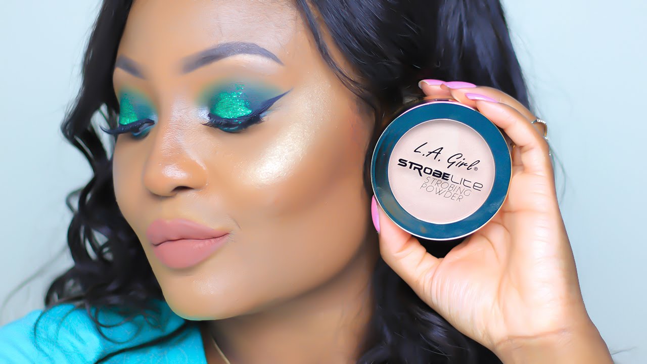 NEW $8 LA Girl Strobe Lite Powder Highlight | Swatches + First Look | Youkeyy