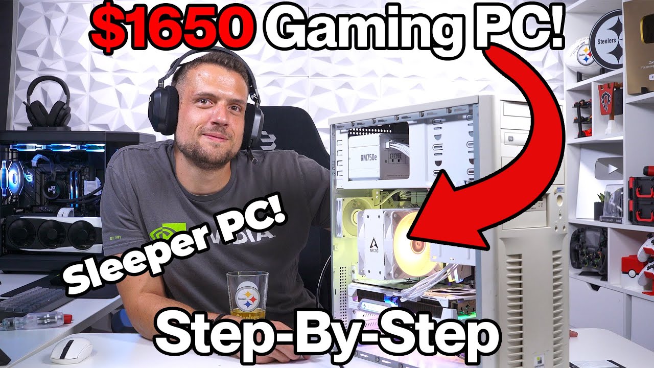 How to Build a $1650 Gaming PC Sleeper Build! (Ryzen 5 9600X and RX 9070 XT)