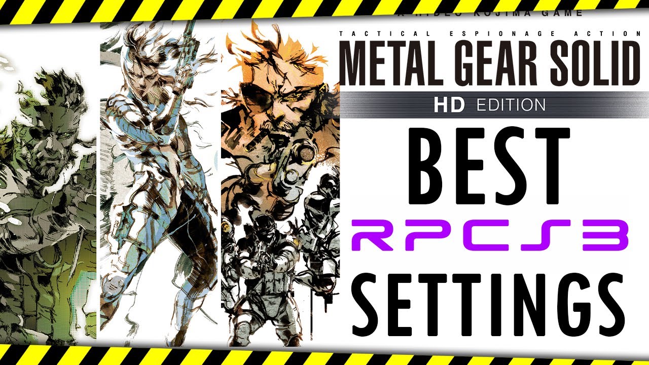 Best RPCS3 Settings for Metal Gear Solid HD Collection