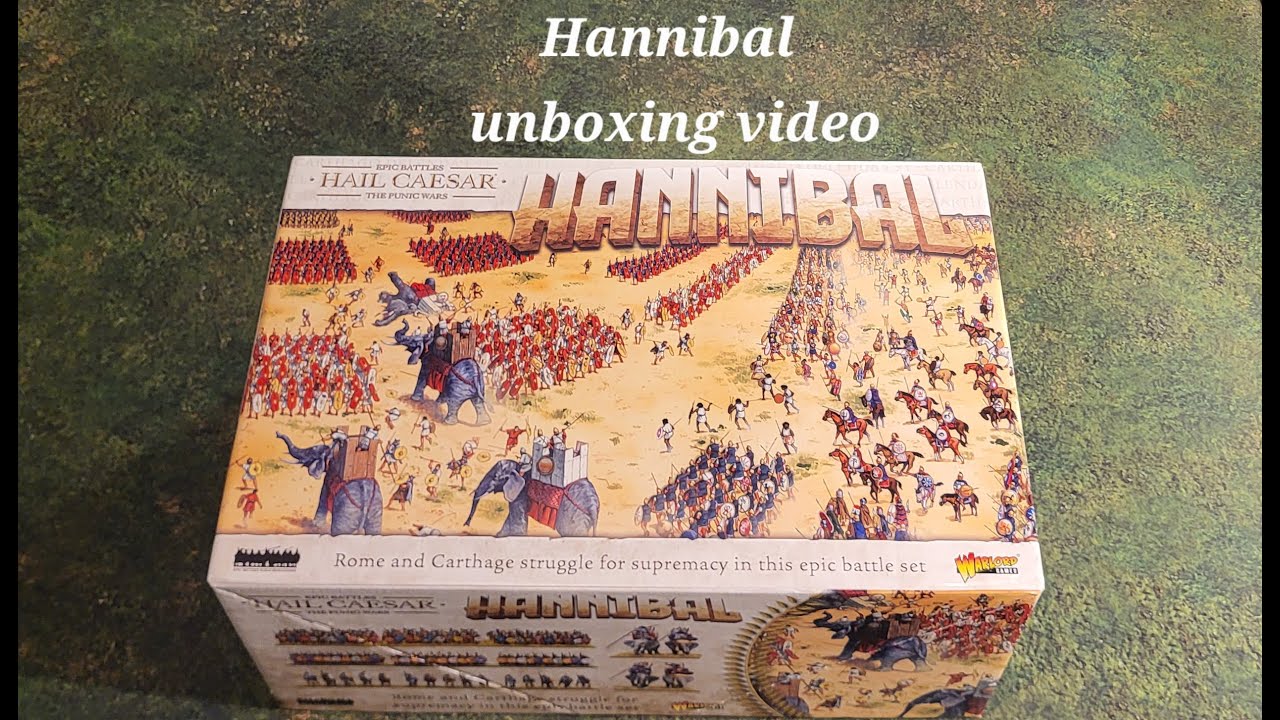 Видео распаковки игры Warlord Games: Hail Caesar: Epic Battles Hannibal