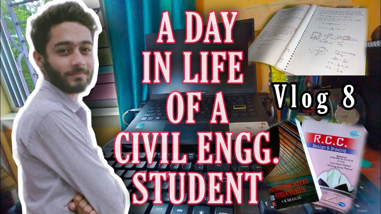 Vlog 8 || A Day of a Civil Engineering Student || Lifestyle Vlog