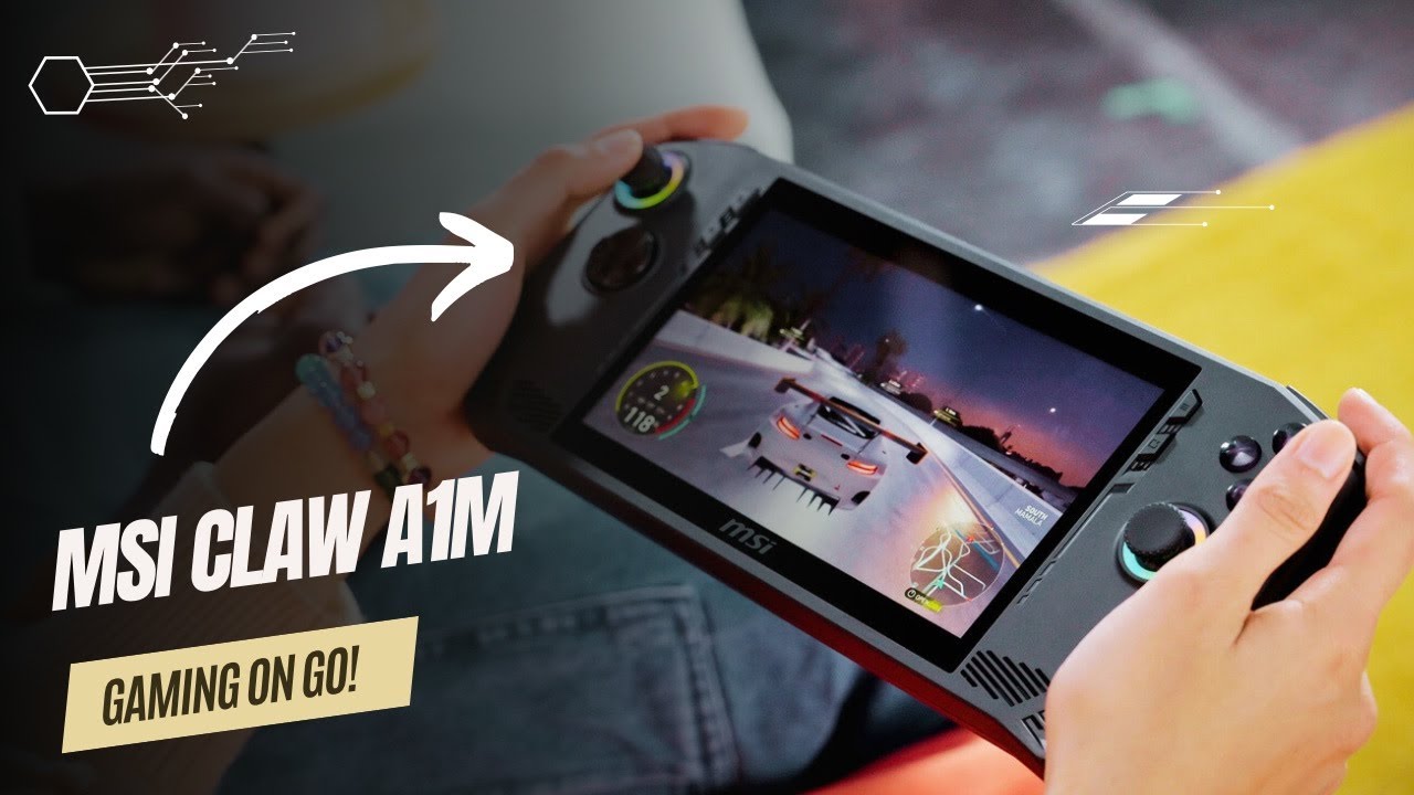 MSI Claw A1M Handheld Gaming Device Hands On Review