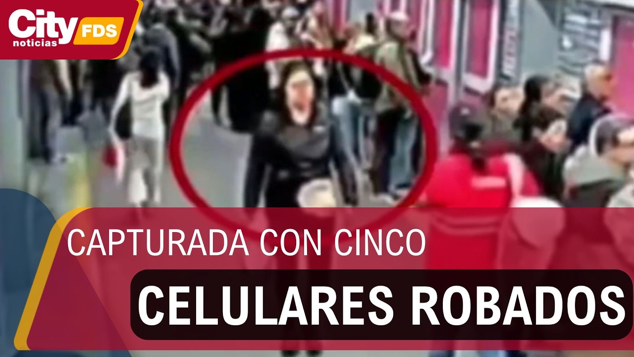 Detienen en flagrancia a presunta ladrona de celulares en la estación Universidades | CityTv