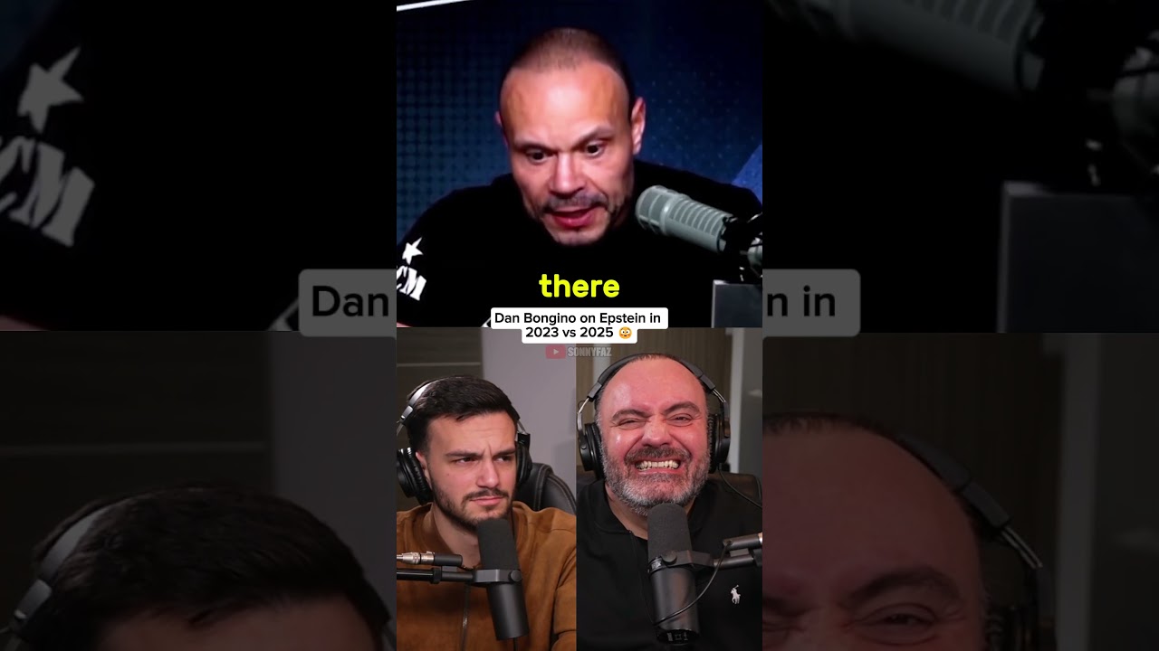 Dan Bongino speaking on Epstein in 2023 vs 2025