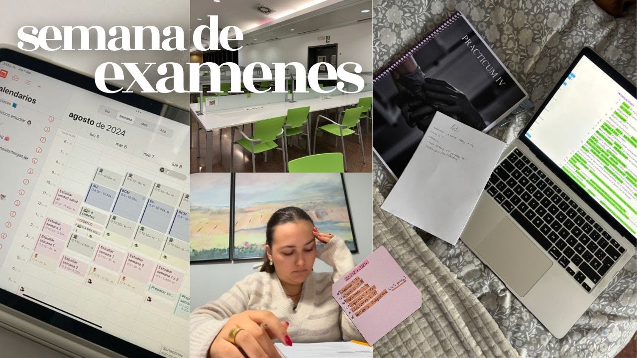 SEMANA DE EXAMENES 02👩🏽‍💻📖🫀|examenes universidad, estudio, notas, sensaciones...