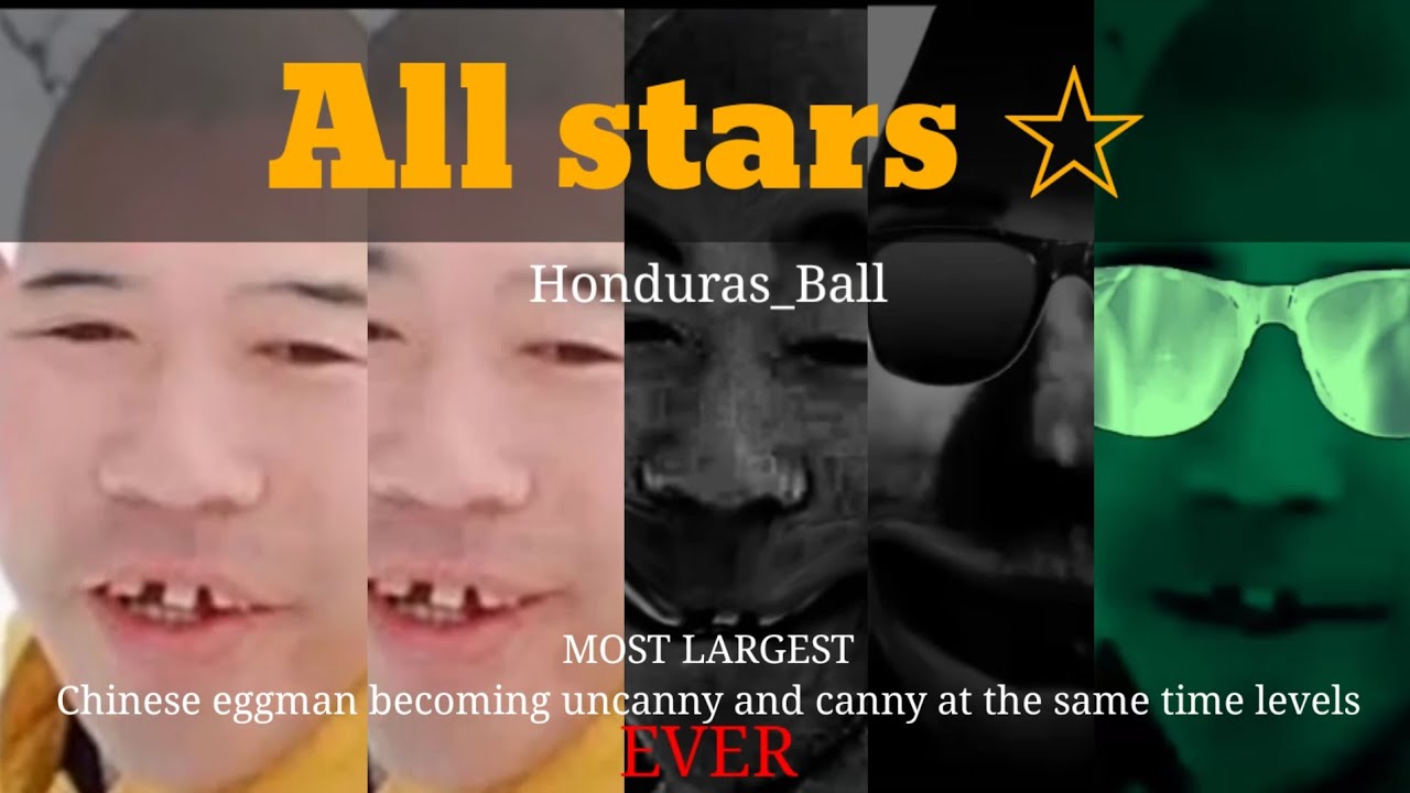Chinese eggman becoming uncanny and canny at the same time all stars