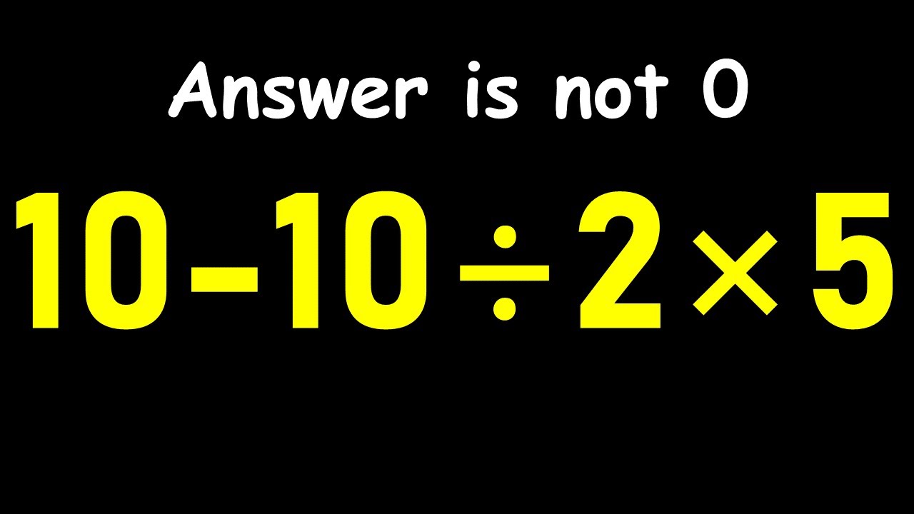 Maybe 1 in 10 People Can Solve This Math Problem