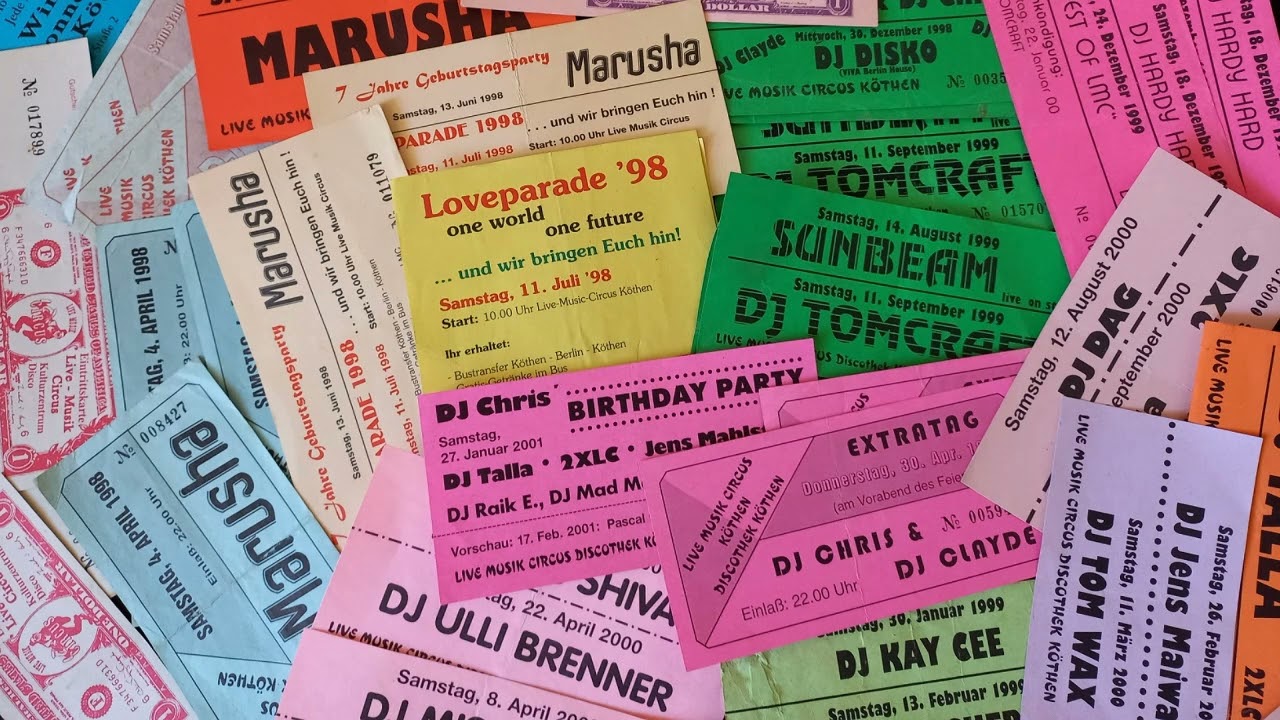 Live Music Circus Köthen Dj Chris and Dj Clayde 03.08.1996