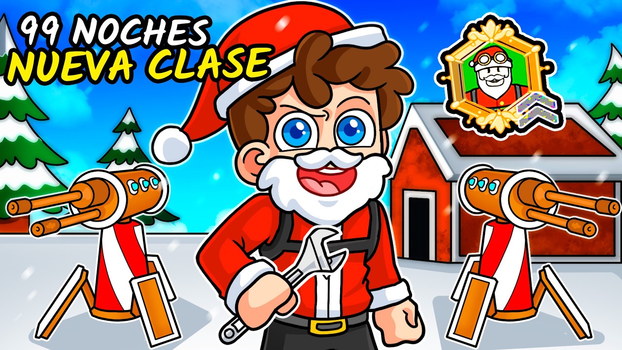 ¡CONSEGUÍ la NUEVA clase de SANTA INGENIERO! 🦌😲🎅🛠️ SILVIOGAMER en 99 NOCHES en el BOSQUE
