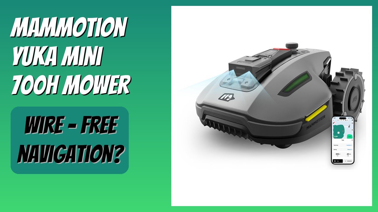 REVIEW (2026): Mammotion YUKA Mini 700H Mower. Features