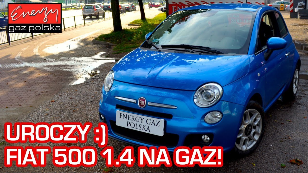UROCZY FIAT 500 NA GAZ! Fiat 500 1.4 100KM 2015r na auto gaz LPG w Energy Gaz Polska