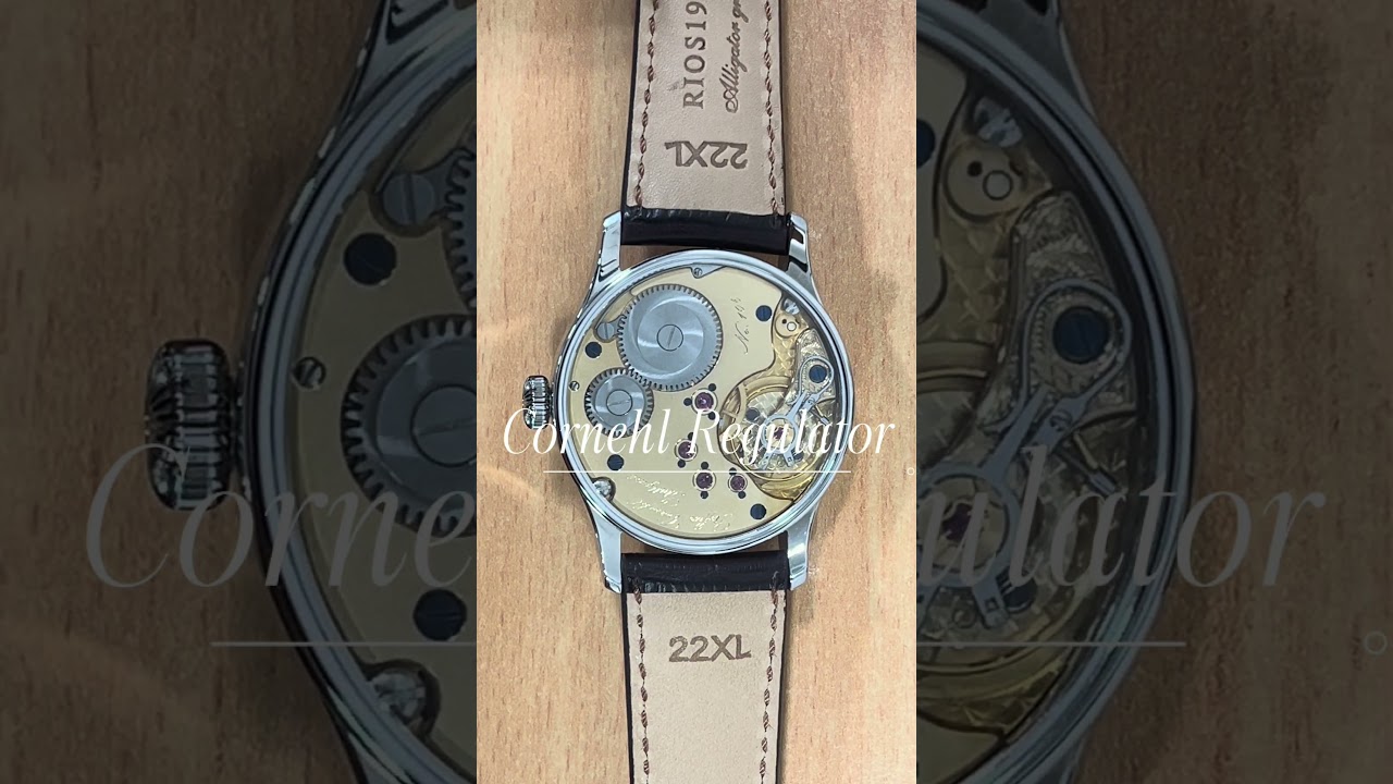Cornehl Regulator #finewatchmaking #independentwatchmaking