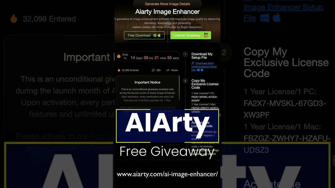 AIArty Image Enhancer