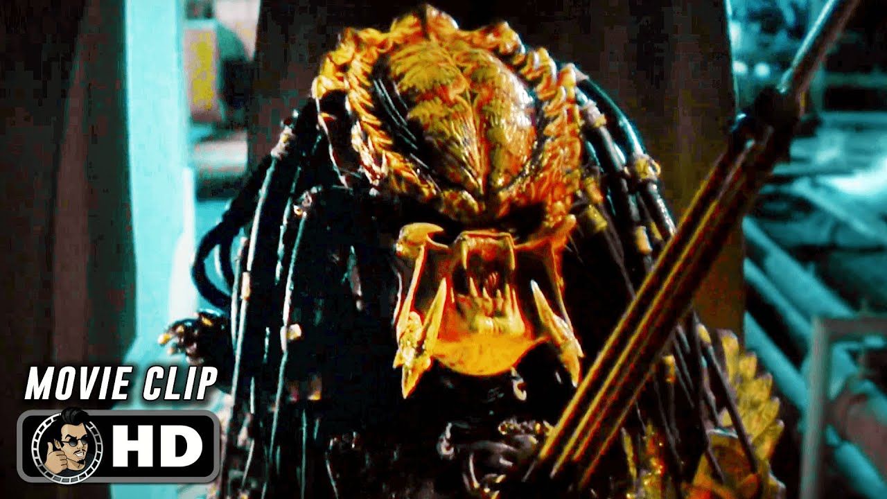 Slaughterhouse Battle Scene | PREDATOR 2 (1990) Movie CLIP HD