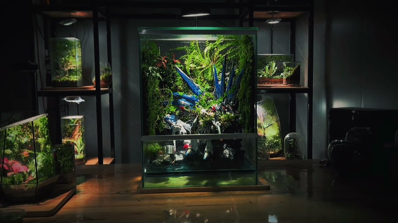Terrarium Gundam supper majestic #terrarium #healterra #terrariumdanang #reels #gundam