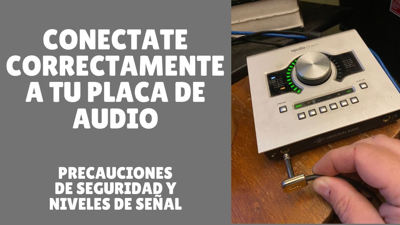 Antes de conectarte a tu placa de sonido tené en cuenta esto
