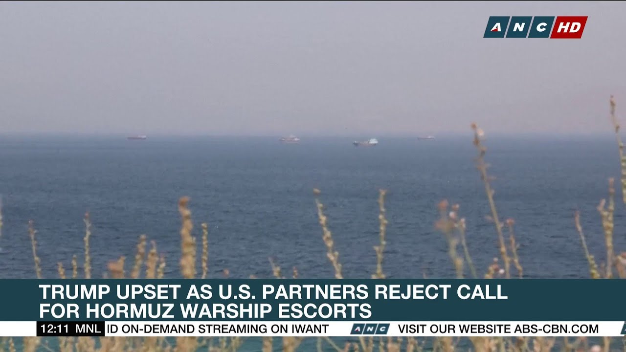 Trump upset as U.S. partners reject call for Hormuz warship escorts | ANC