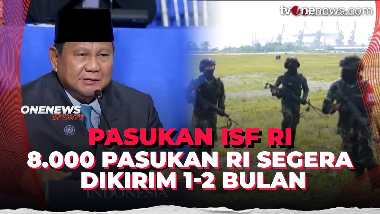 Hadiri Rapat BoP, Prabowo Tegaskan Indonesia Siap Kirim 8.000 Pasukan ke Gaza | OneNews Update