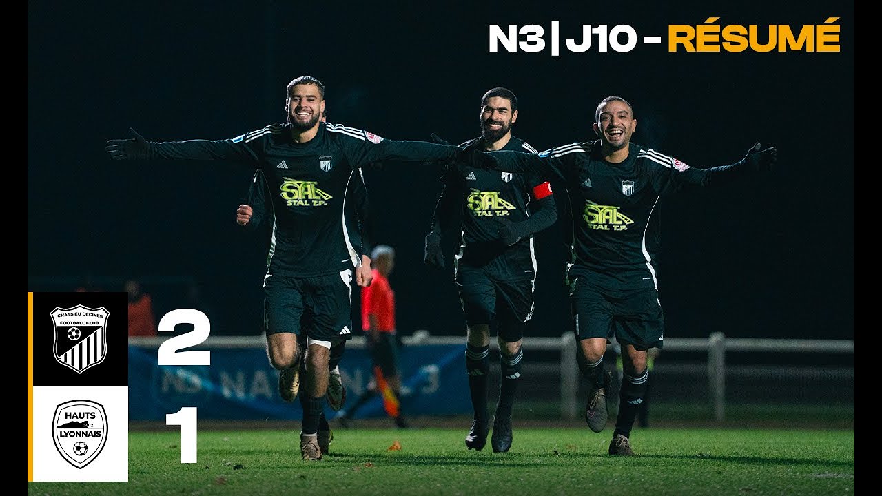 Résumé Chassieu Décines FC - Hauts Lyonnais | 2-1 | National 3, J10