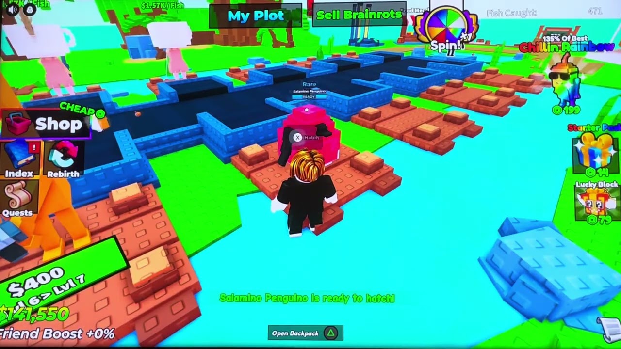 Újévi Roblox  (fhisinng brainrots ha  jól írom 🙃) 