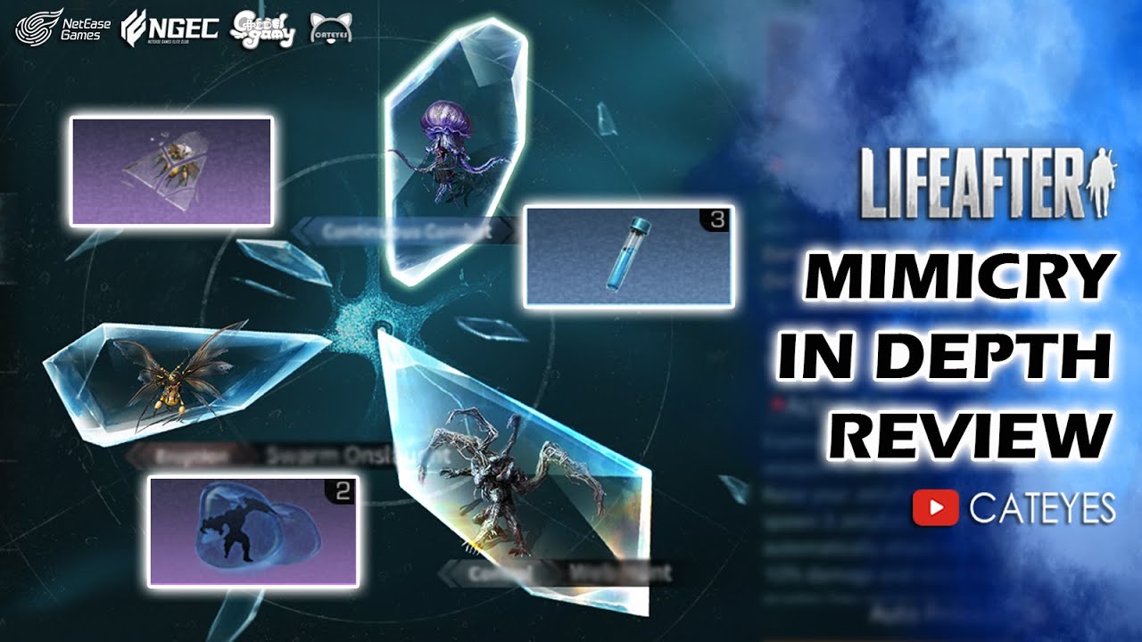 [30 SUBS] 🌊 LIFEAFTER  In Depth Review #MIMICRY New Combat Skill Tips #YouMustWatch ❗