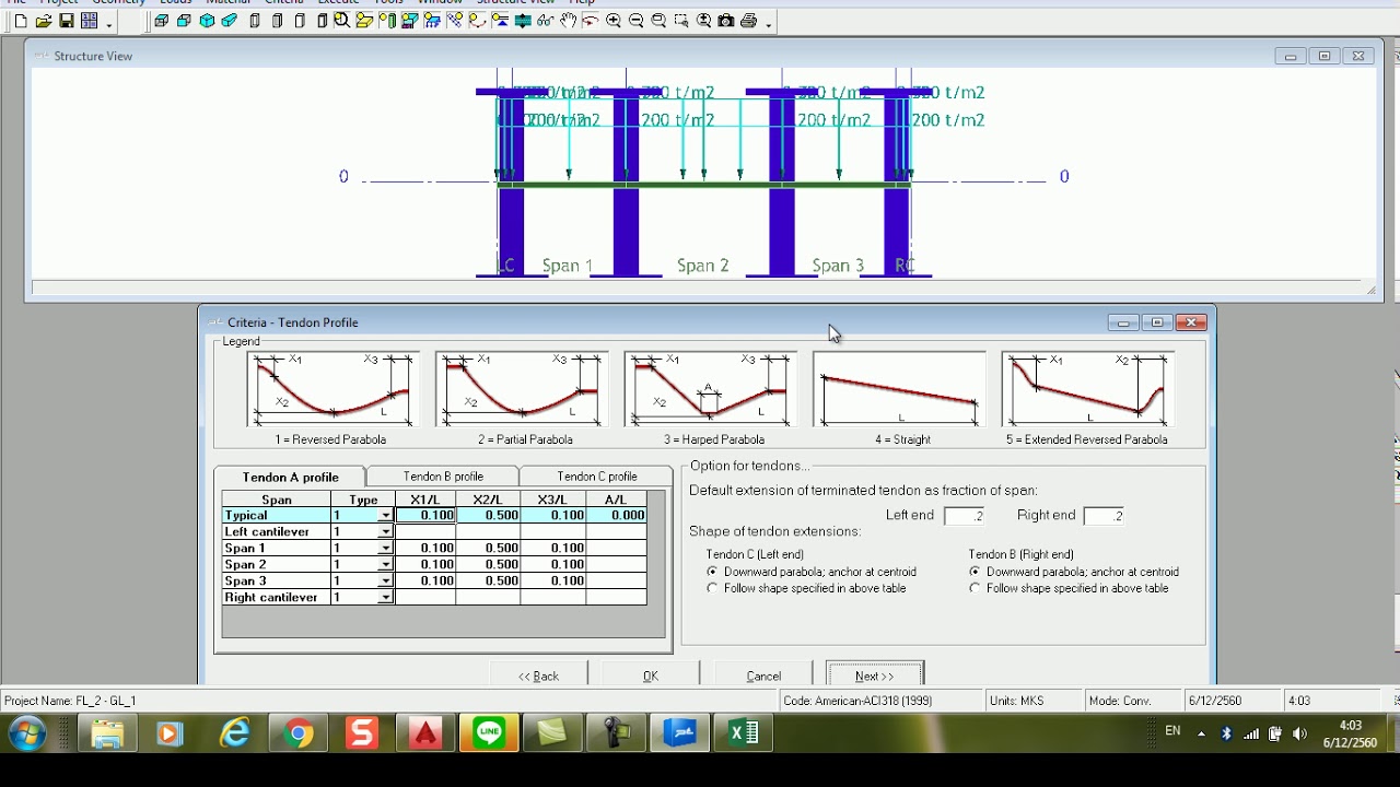ADAPT PT Assignment (ตัวอย่างการออกแบบพื้นโพสเทนชั่นด้วย ADAPT PT)