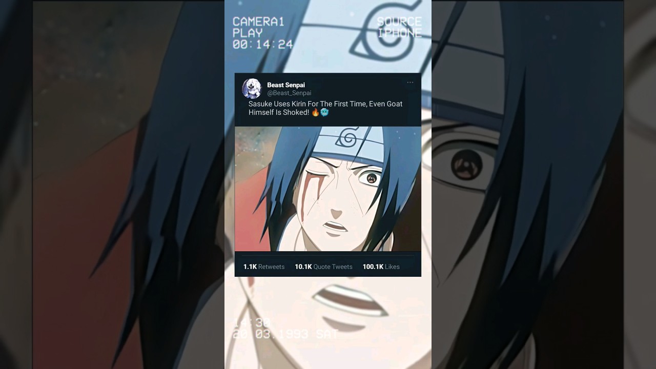 Sasuke's Kirin No Jutsu!