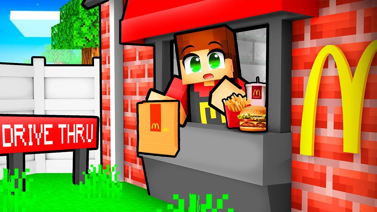 Jakey si-a DESCHIS un *McDonald's* pe Minecraft!
