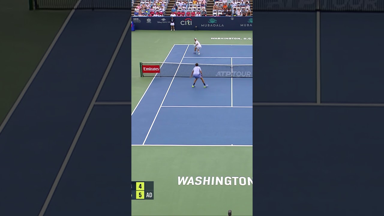 Moutet & Medvedev INSANE Match Point 🤯 | Mubadala Citi DC Open 2025