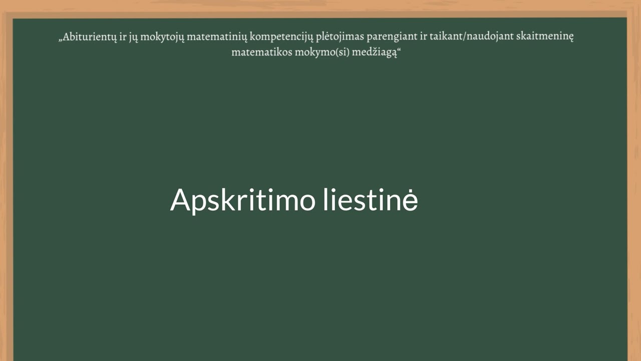 Apskritimo liestinė
