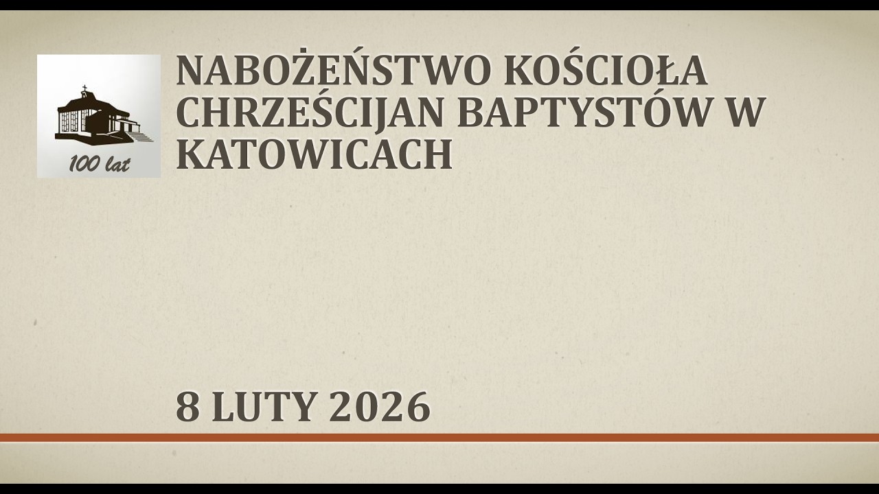 Nabożeństwo 8 luty 2026