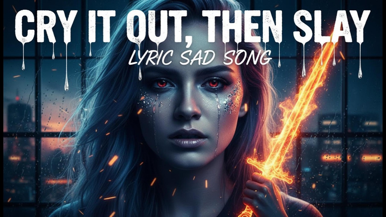 Cry It Out, Then Slay 🔥 | Emotional Dark Pop Sad Song | From Tears to Power | Kong Lyrics