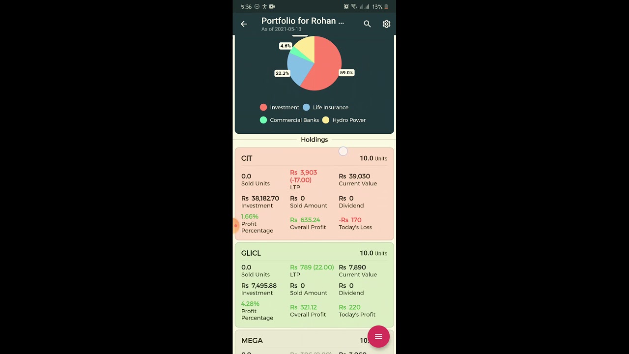 Best App for Portfolio Management for NEPSE. Keep Record of Your Share Transactions.